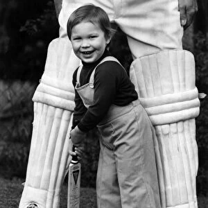 2-year-old Arran is the son of England cricketer David Steele