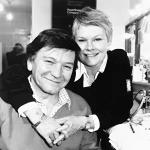 Actress Judi Dench with actor husband Michael Williams who star together in the TV