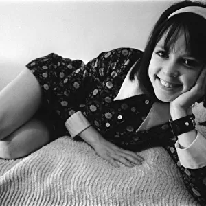 Actress Wendy Padbury on Bed 1968 played Doctor Who companion Zoe Herriot