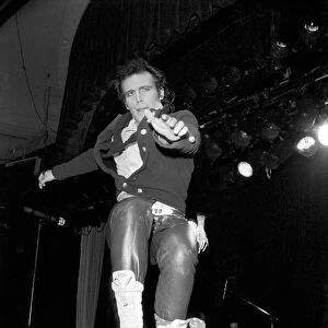 Adam Ant at The Palladium, Hollywood, Los Angeles, USA. December 1982