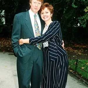 Anne Diamond tv presenter with her husband Mike Hollingsworth msi