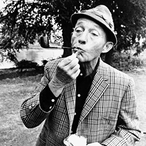 Bing Crosby in the English Lake District to make film on fishing for US TV