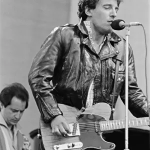 Bruce Springsteen performs at St James Park, Newcastle, United Kingdom