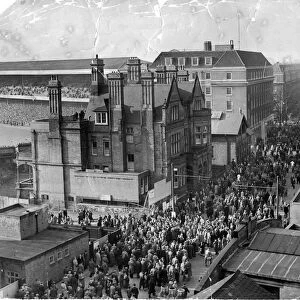 A busy Westgate Street on match day. Picture shows the Cardiff
