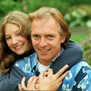 Comedian Rik Mayall with daughter Rosie. 12th September 1998
