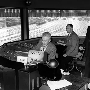 The control tower of the Tyne marshalling yard at Lamesley on 21st June 1963