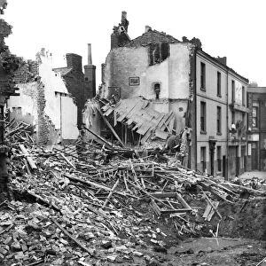 Dawn over the ruined city of Coventry after the Luftwaffe launched its most devastating