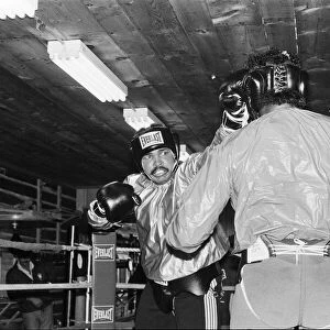 Defiant Muhammad Ali, ( seen here left in sparring) set on snatching back the world