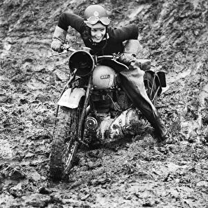 Dispatch Rider Violet Goozee. March 1944 P009053