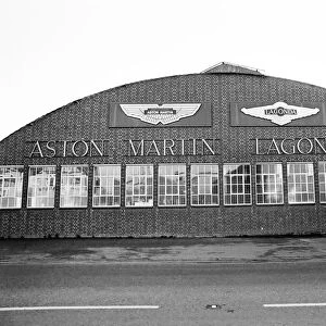End of an Era. Aston Martin Close. Newport Pagnell after the announcement that the Aston