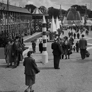 Festival of Britain 1951 Pleasure Gardens at Battersea. The long awaited Festival