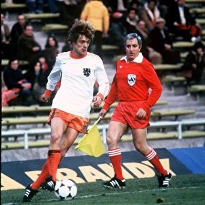 Footballer Johnny Rep of Holland during the World Cup 1978 match against