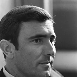 George Lazenby, Australian male model and actor, is officially presented to the world as