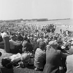 Holiday scenes in and around Blackpool Beach, Lancashire. July 1952