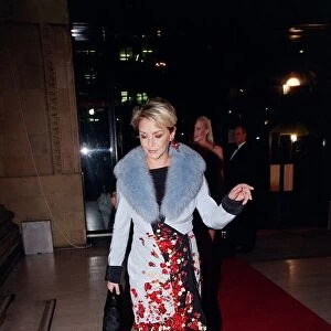Leslie Ash Actress October 98 Arriving at the Royal Albert Hall for the National