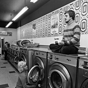 Lily Carlson, manageress at the Liver Laundrette in Runcorn