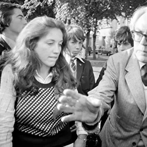 M. P. Michael Foot seen here in Welwyn Garden City with HAoelAene Hayman campaigning in