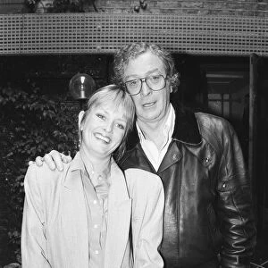 Michael Caine and Twiggy who answered the phones to help the United Nations Year of