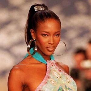 Naomi Campbell models Chloe in Paris France, March 1996