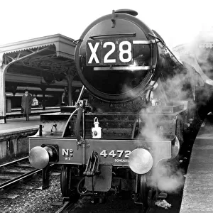 A new life began for the crack engine No. 4472 The flying Scotsman the famous engine