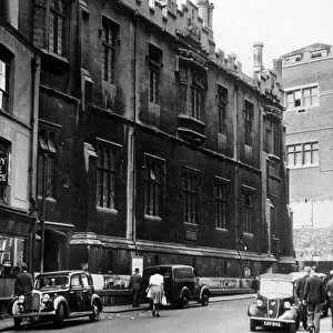 The old Red Maids School in Denmark Street, demolished in 1952 to make way for Gaunts