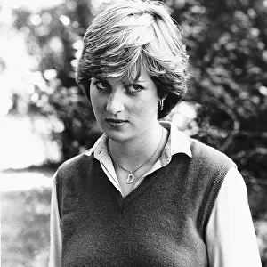 Princess Diana pictured at the kindergarten at St. Georges Square, Pimlico, London