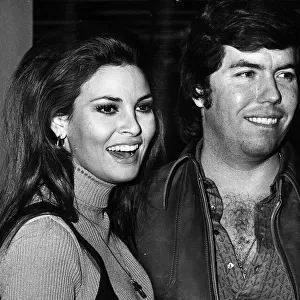 Raquel Welch actress with husband No. 2 Patrick Curtis 1971