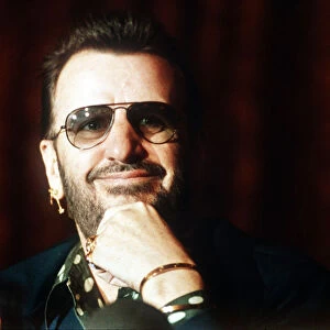 Ringo Starr ex drummer of The Beatles Circa 1980s