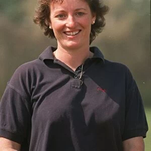 Sally Prosser friend of the Duke of York playing golf