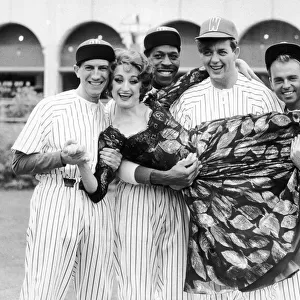 A scene from the "Damn Yankees"at the Birmingham Repertory Theatre