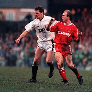 Swansea City v Liverpool FA Cup match at the Liberty Stadium 6th January 1990