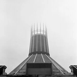 View of the Liverpool Metropolitan Cathedral, Cathedral House, Mount Pleasant, Liverpool