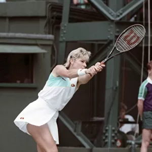 Wimbledon Tennis. Chris Evert. July 1988 88-3421-009