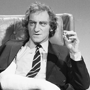 Zany comedian Marty Feldman seen here on the set of his new television series