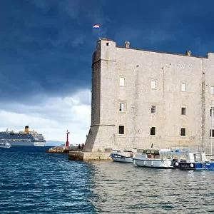Dubrovnik, St John's Fortress and harbor, Croatia