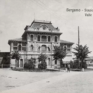 Entrance to the Valle Brembana and Seriana train stations, Bergamo