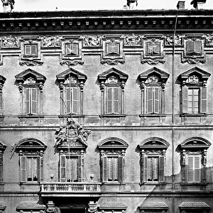 The faade of Palazzo Madama, Rome