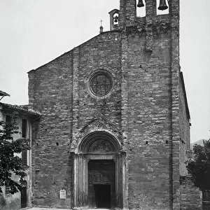 Facade of the Church of San Domenico in Arezzo