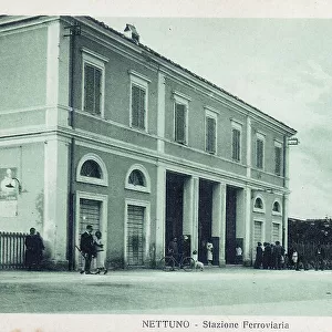 The Nettuno railway station, Rome