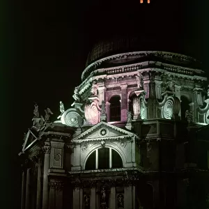 Night scene of the Basilica della Salute, Venice