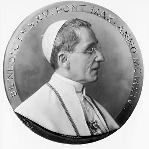Portrait of Pope Benedict XV (born Giacomo Della Chiesa 1854-1922)