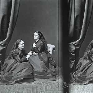 Portrait of two young women