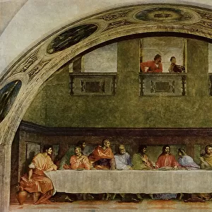 Last supper, fresco, Andrea del Sarto (1486-1530), Cenacolo Museum by Andrea del Sarto, Florence