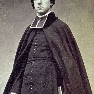 Three-quarter length portrait of abb Pereyre, in religious vestments