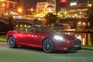 Aston Martin DB9, 2013, Red, dark