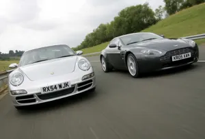 Aston Martin & Porsche V8 Vantage & 911 Carrera Aston Martin & Porsche V8 Vantage & 911 Carrera