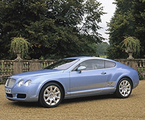 Bentley Continental GT, 2004, Blue, ice