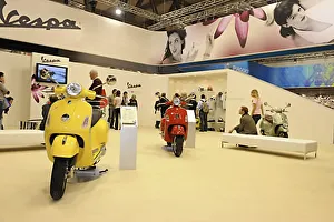 Eicma Motorcycle Exhibiton 2008 Vespa scooter and
