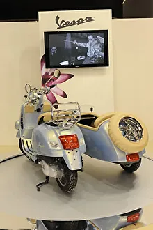 Eicma Motorcycle Exhibiton 2008 Vespa scooter and