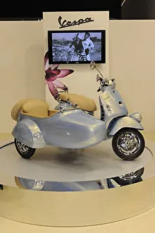 Eicma Motorcycle Exhibiton 2008 Vespa scooter and Eicma Motorcycle Exhibiton 2008 Vespa scooter and